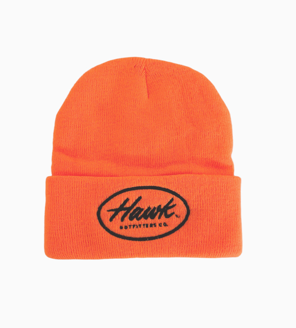 Hawk Outfitters Orange Beanie Blaze Co. -