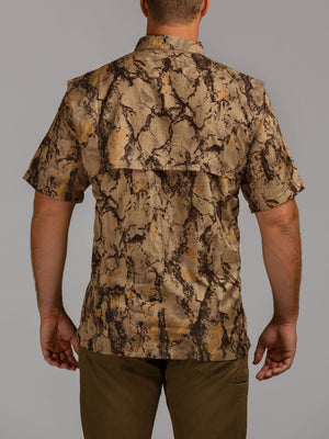 Natural Gear - Short Sleeved Camo Vent Back Shirt