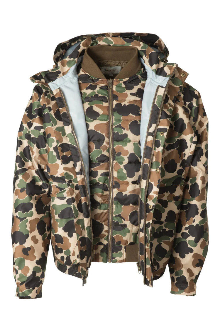 Avery Heritage Hybrid Insulated 3 1 Wader Jacket Old School Camo