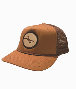 New Hawk Waterfowl - Caramel - Natural Gear - Lost Hat Co. - Goose Patch Logo - Rope Hat