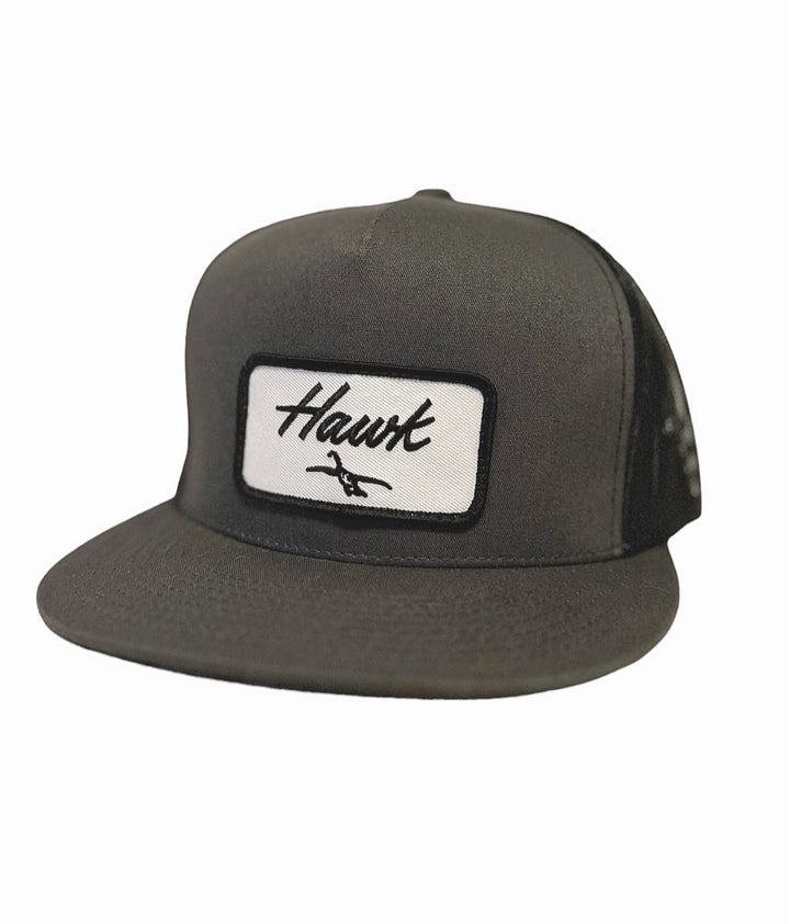 NEW! Hawk Outfitters Co.  - Snap Back Logo Patch - Grey