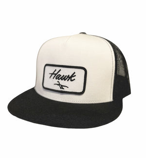 NEW! Hawk Outfitters Co.  - Snap Back Logo Patch - White/Black