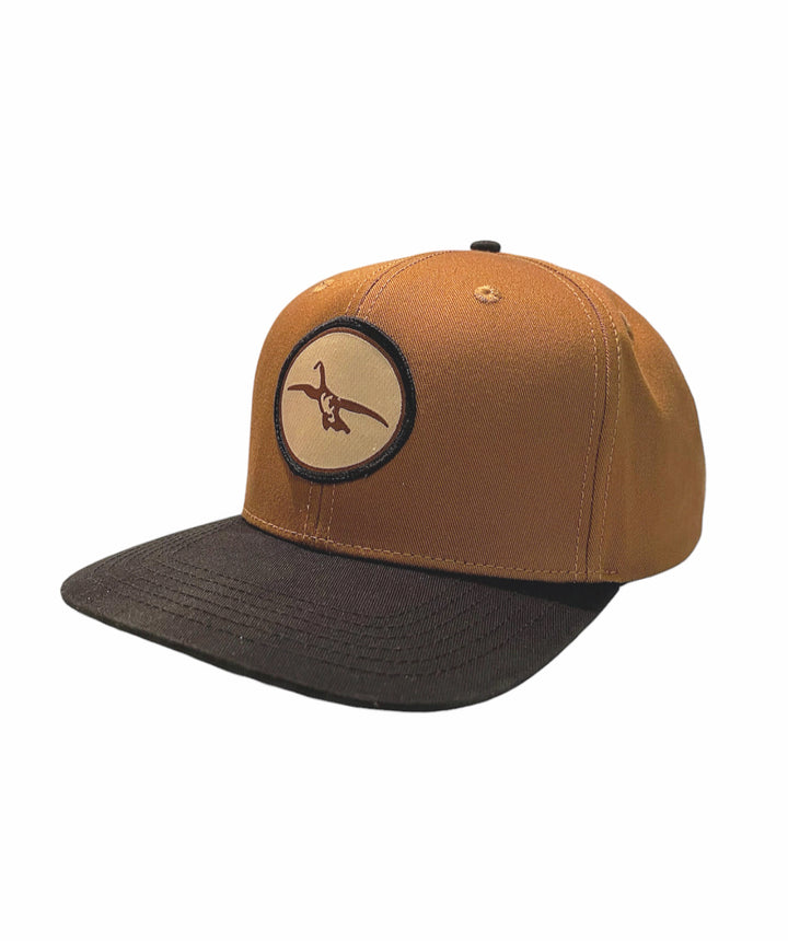 NEW! Hawk Outfitters Co.  - Snap Back - Goose Logo Patch - Tobacco and Black