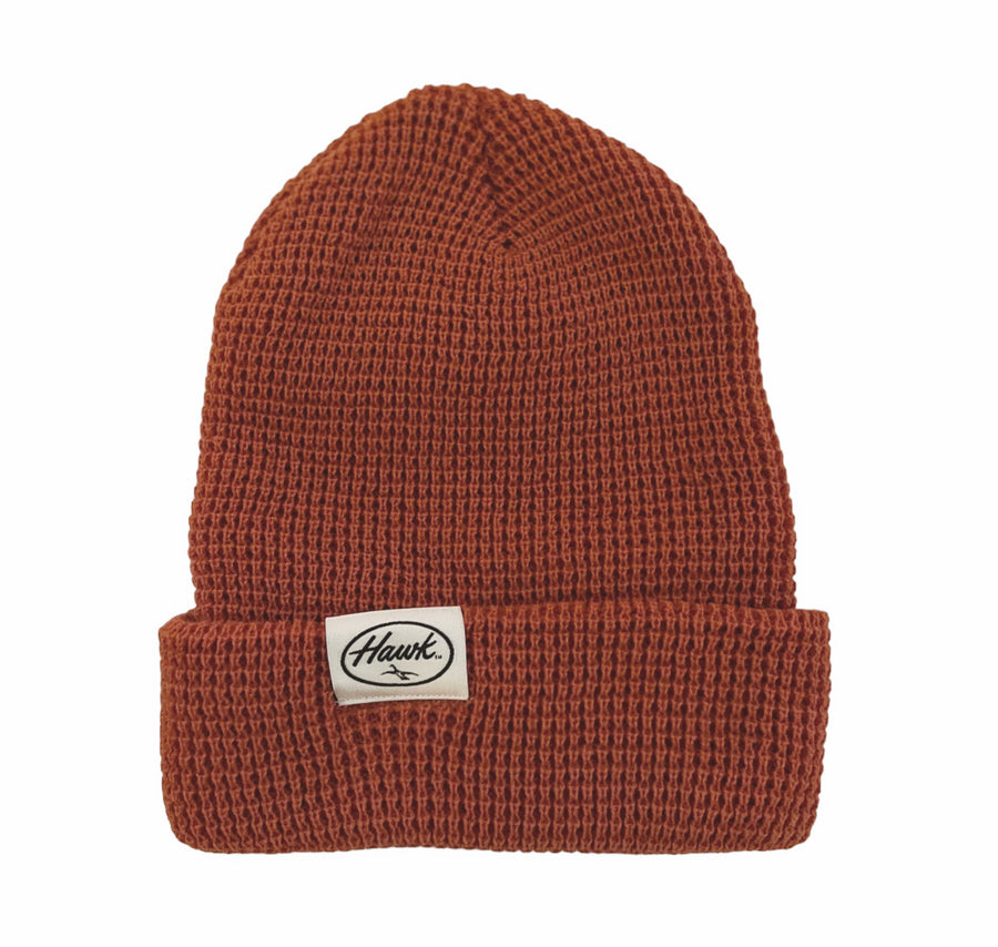 NEW - Hawk Waterfowl - Waffle Knit Blind Caps - Rust