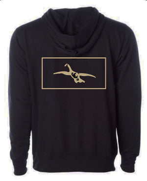 NEW! 2025 - Hawk Waterfowl - Hoodie - Black - Tan Print
