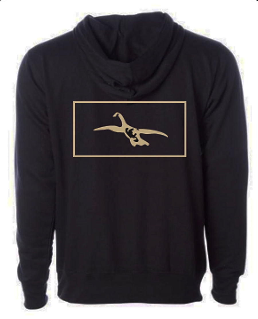 NEW! 2025 - Hawk Waterfowl - Hoodie - Black - Tan Print