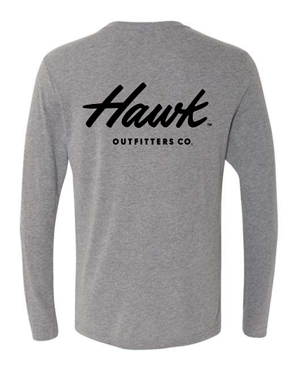 NEW 2023! Hawk Outfitters - Long Sleeve T - Gray
