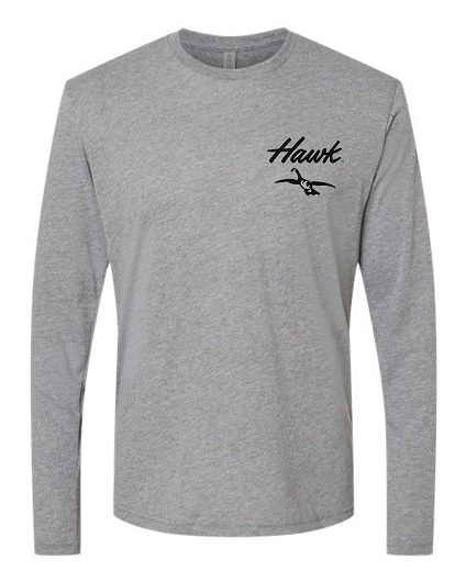 NEW 2023! Hawk Outfitters - Long Sleeve T - Gray