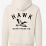 NEW! 2026 - Hawk Outfitters Co. - Hoodie - Ivory - Duck Logo