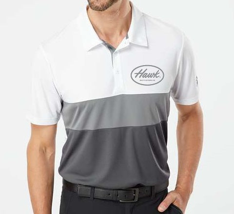 Hawk Outfitters Co. x Adidas - White/Gray - Performance Polo