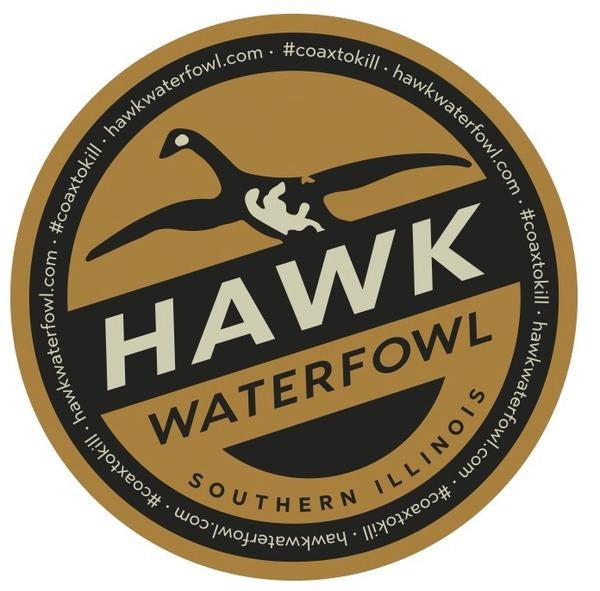 Hawk Waterfowl 7” Vinyl Sticker