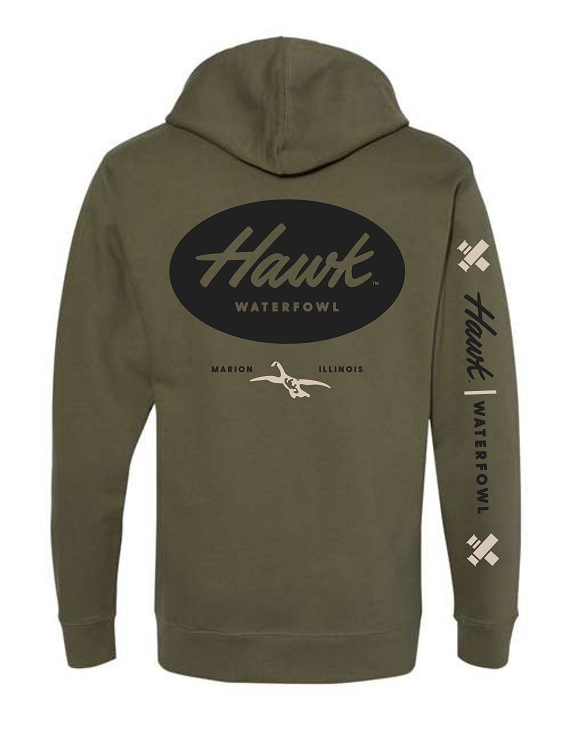 NEW! Hawk Waterfowl - Hoodie - Olive