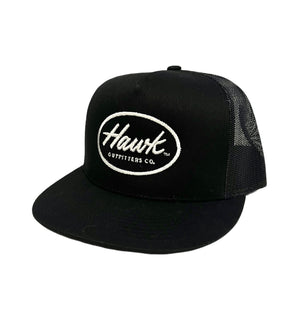 NEW! Hawk Outfitters Co.  - Snap Back Logo - Black