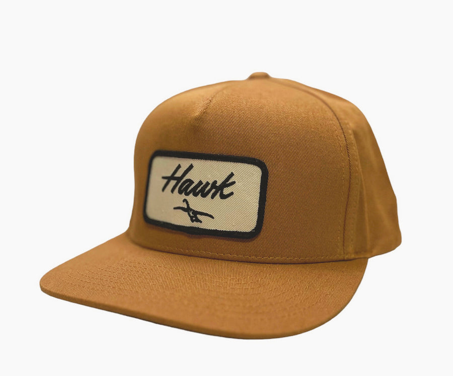 New! - Hawk - Goose Patch Hat - Brown